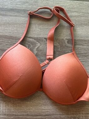 Victoria's Secret Rust Orange Padded Bikini Top